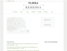 Tablet Screenshot of floraremedia.com